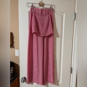 Dynamite Pleated Pink 2 piece